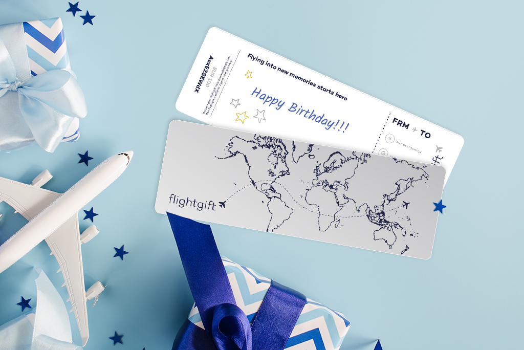 Flightgift physical gift vouchers