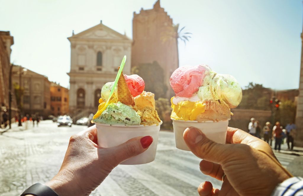 gelato in rome