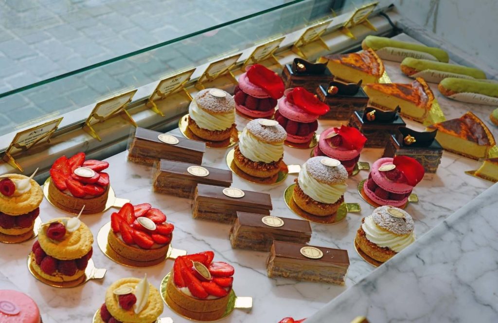 French pastries in the london vs. paris duel 