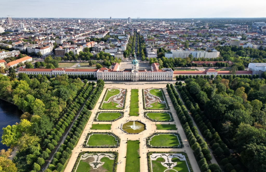 Blick auf das Schloss Charlottenburg