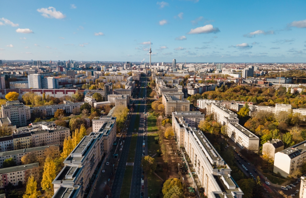 Blick über Friedrichshain