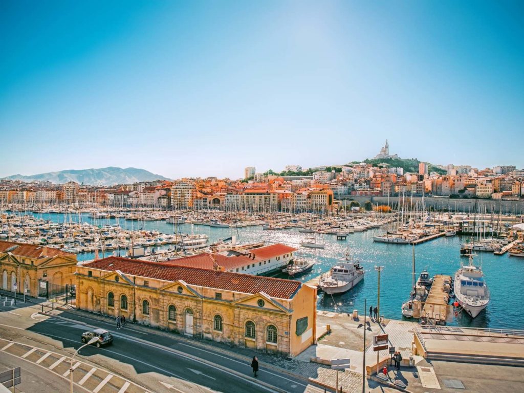 Vue de la ville in Marseille