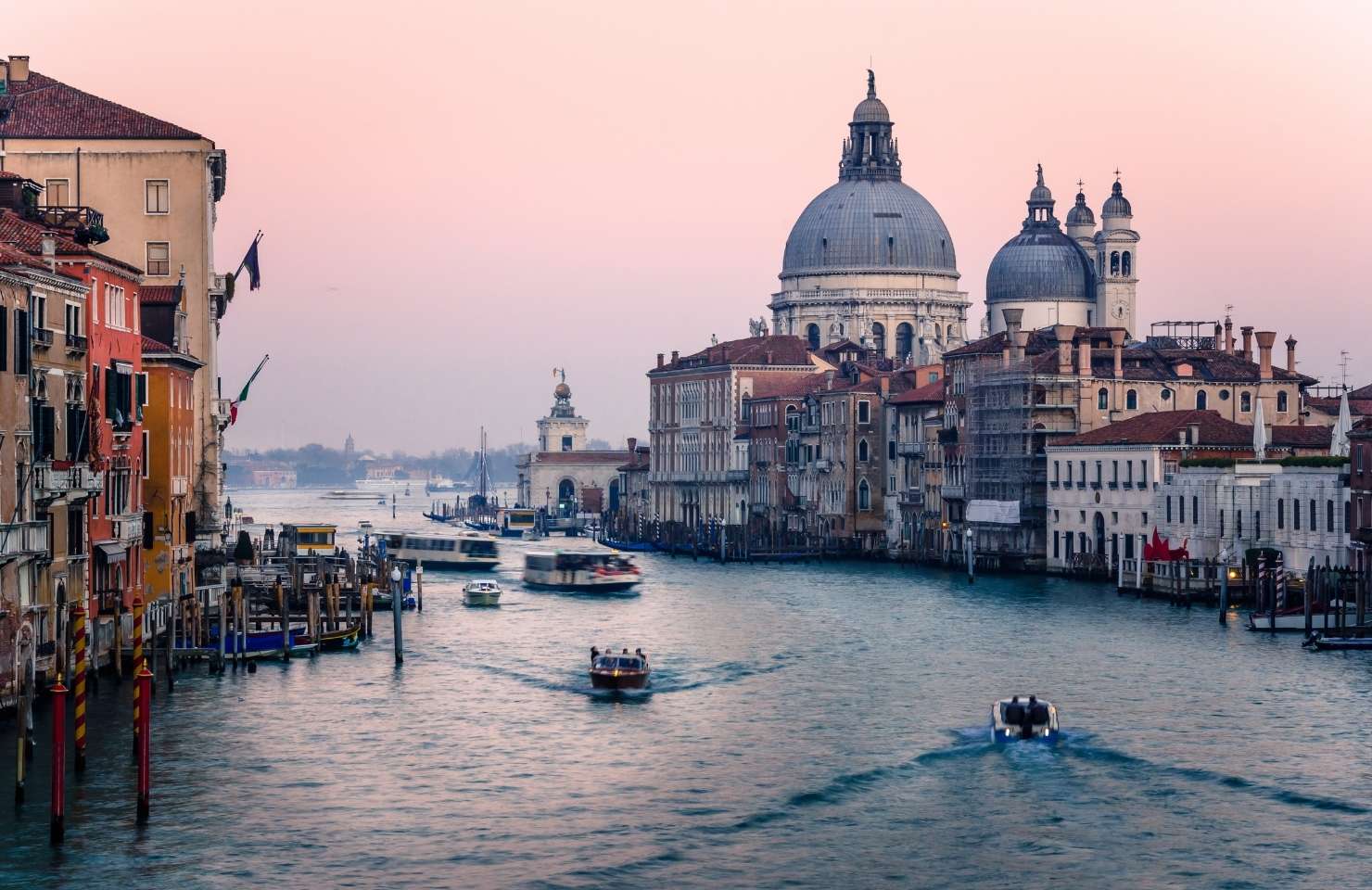 venice italy in the winter