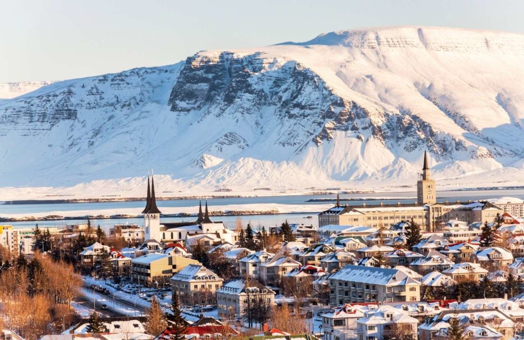 vue de Reykjavik en Icelande 