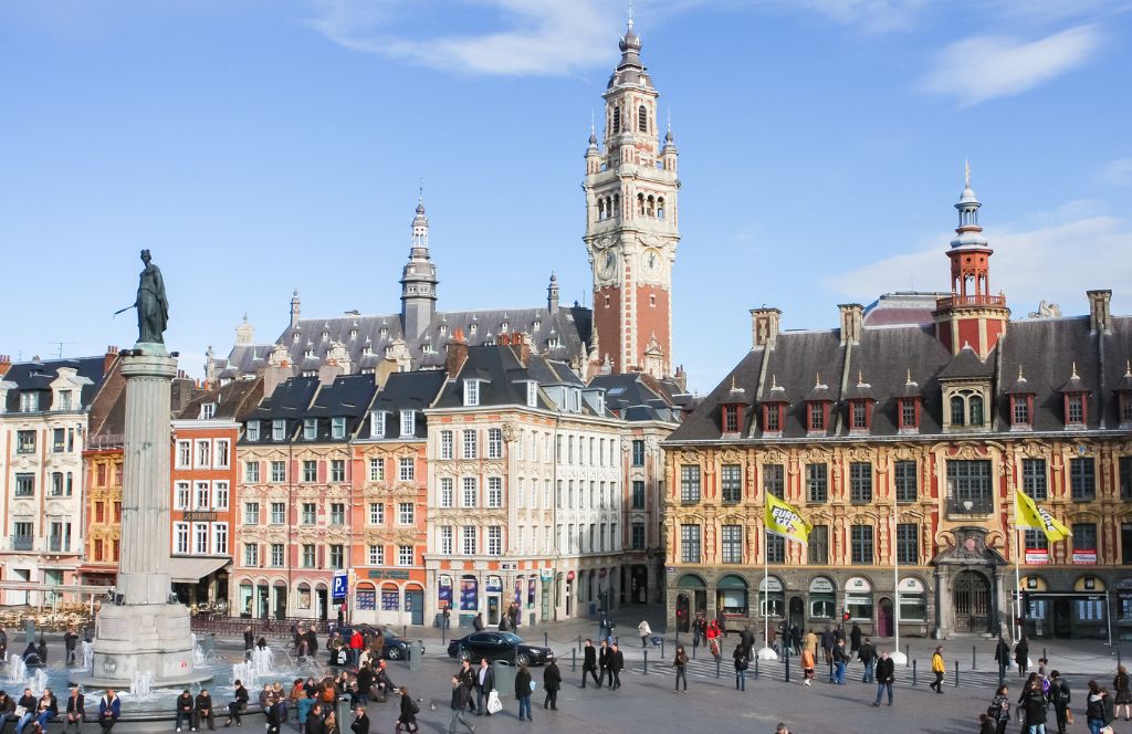 Lille's cathedral nearthe grand place