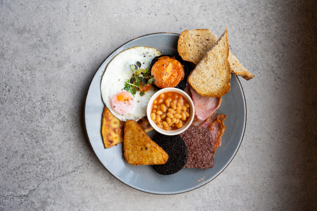 a full scottish breakfast should be enjoyed during a weekend in edinburgh