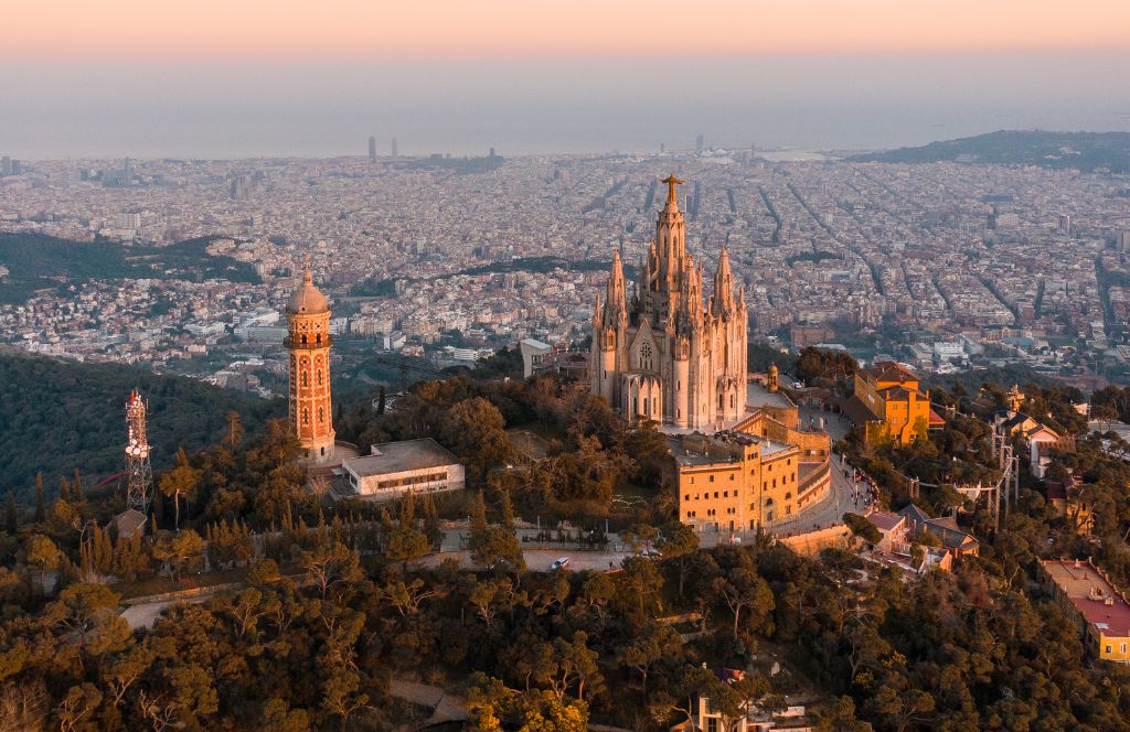 visit the Sagrada Familia on a hill during a weekend in barcelona