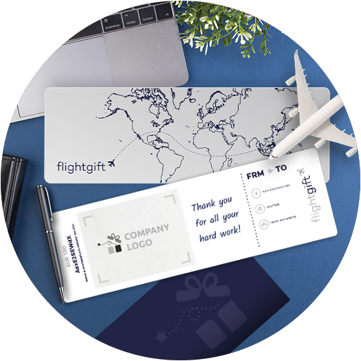 <p>Giving plane tickets as a gift can be a challenge. That’s why our corporate gift card gives them the freedom to choose. With only 1 corporate gift card, your recipient can <a href="https://www.flightgift.com/en/redeem/" target="_blank" rel="noopener">choose</a> from over <strong>400+ airlines to over 980 global destinations. </strong></p>
