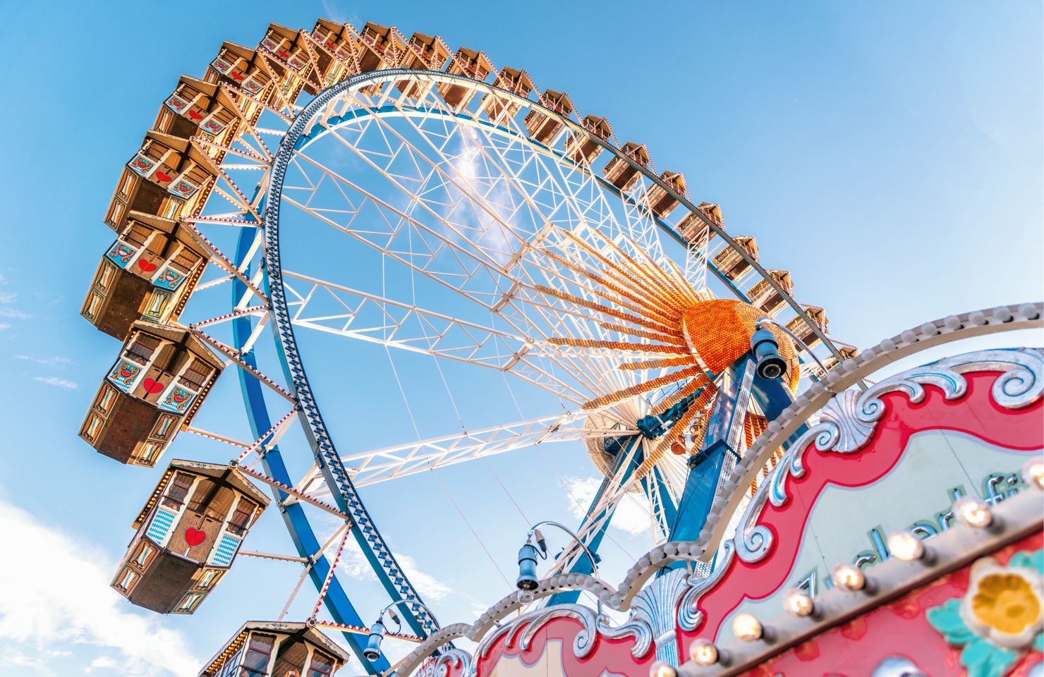 Reuzenrad op het Oktoberfest in München