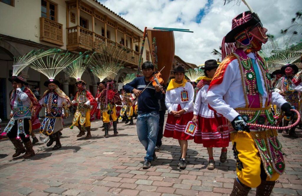 Kerstviering in Peru