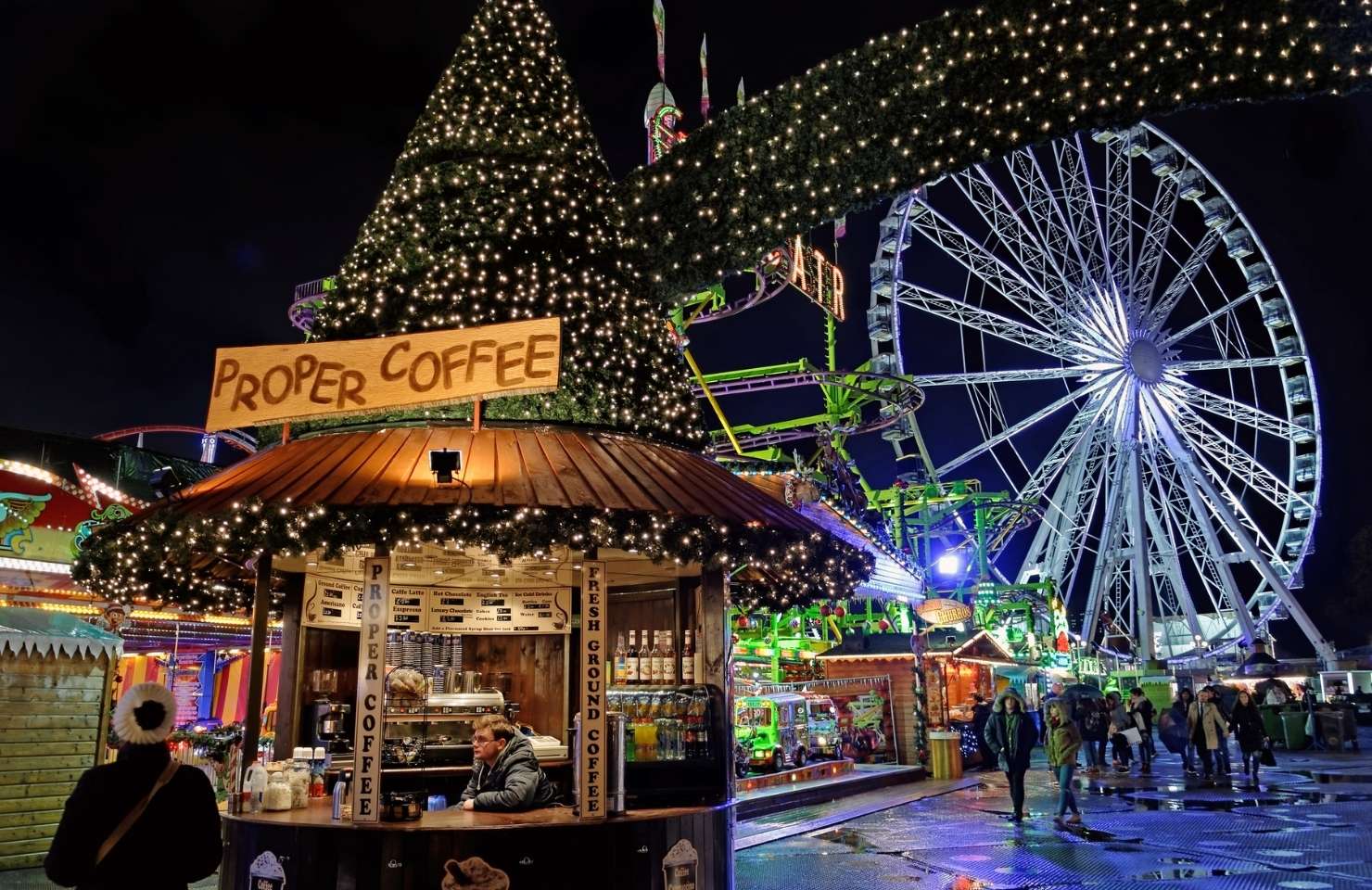 Weihnachtsmarkt in Großbritannien