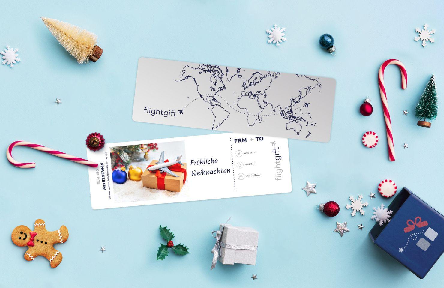 Flightgift card Christmas