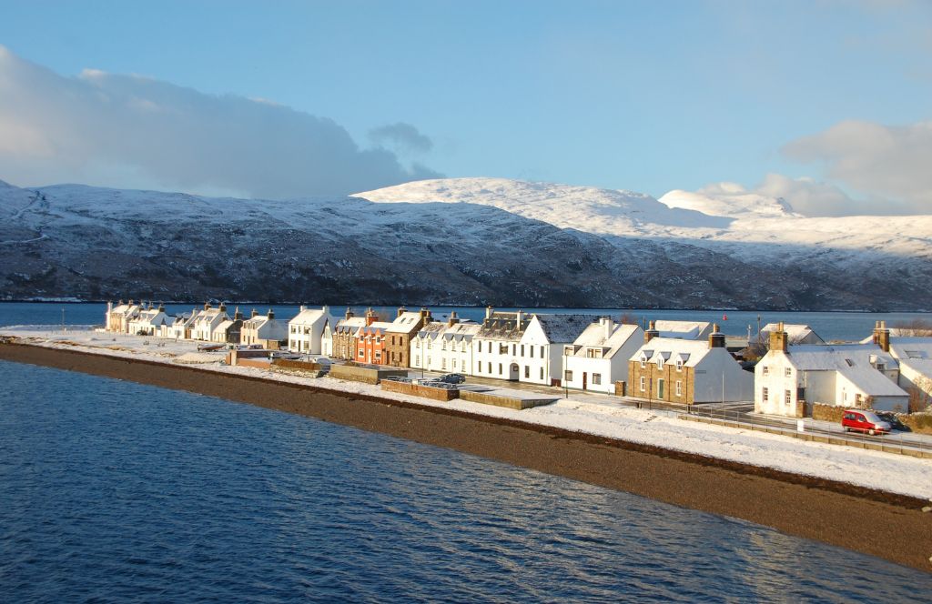 ullapool in the snow
