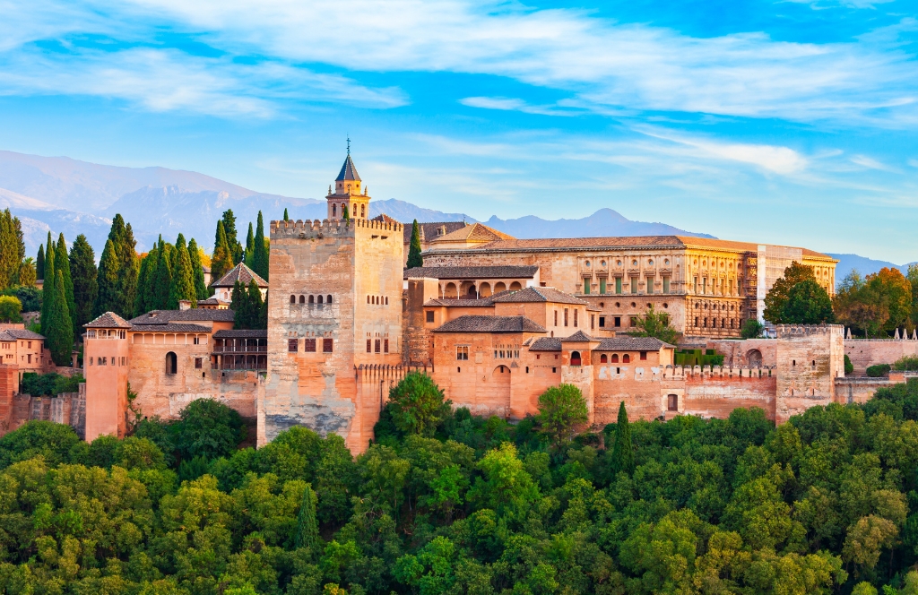 Granada, Spain best places to visit in january in Europe