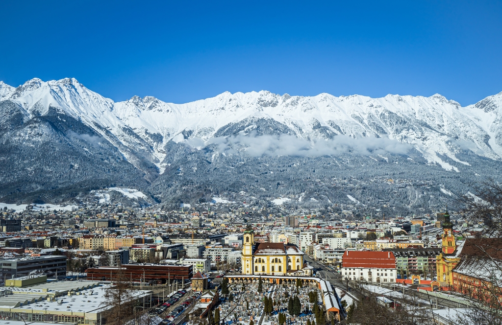 Innsbruck, Austria best places to visit in january in Europe