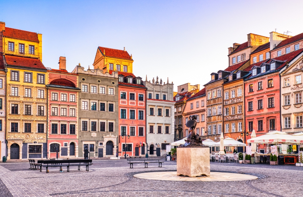 Warsaw, Poland best places to visit in january in Europe
