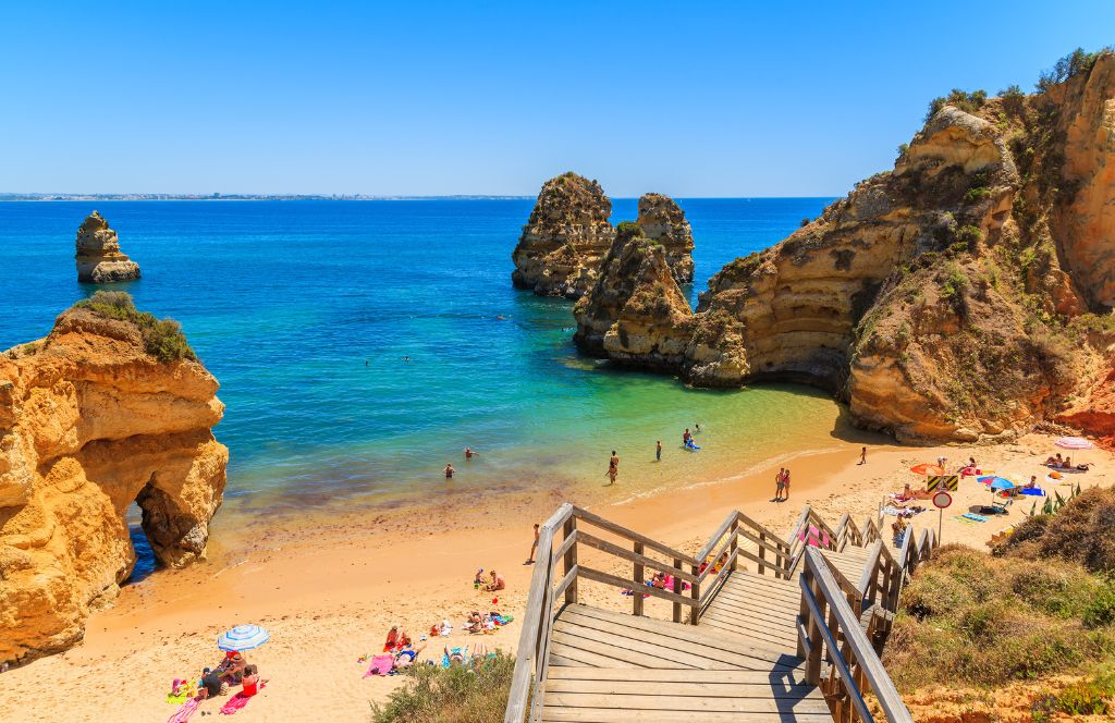 the algarve in portugal is one of the best holiday destinations in may