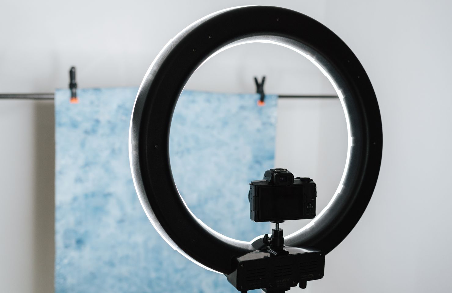 a ring light for a photography workshop