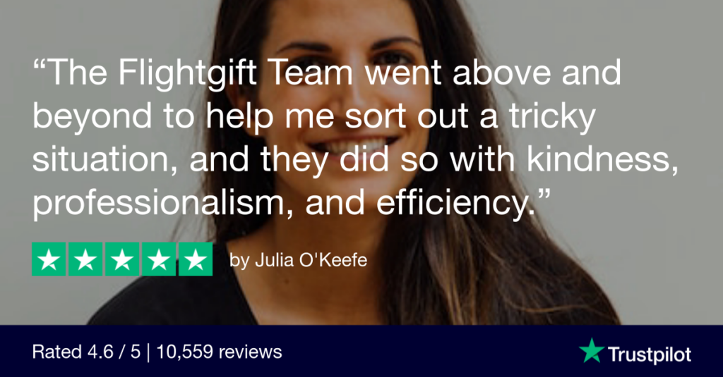 Flightgift reviews, from Julia O.