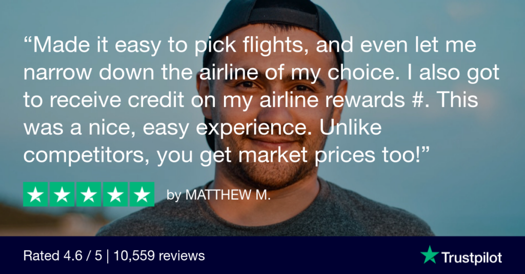 Flightgift reviews, from Matthew M