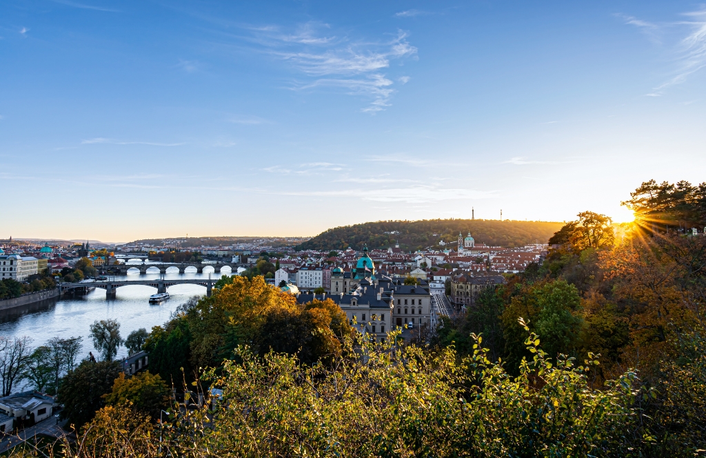 View of Prague from Letná Park