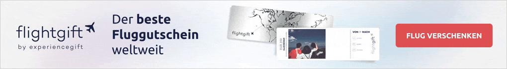 Verschenke einen Fluggutschein von Flightgift
