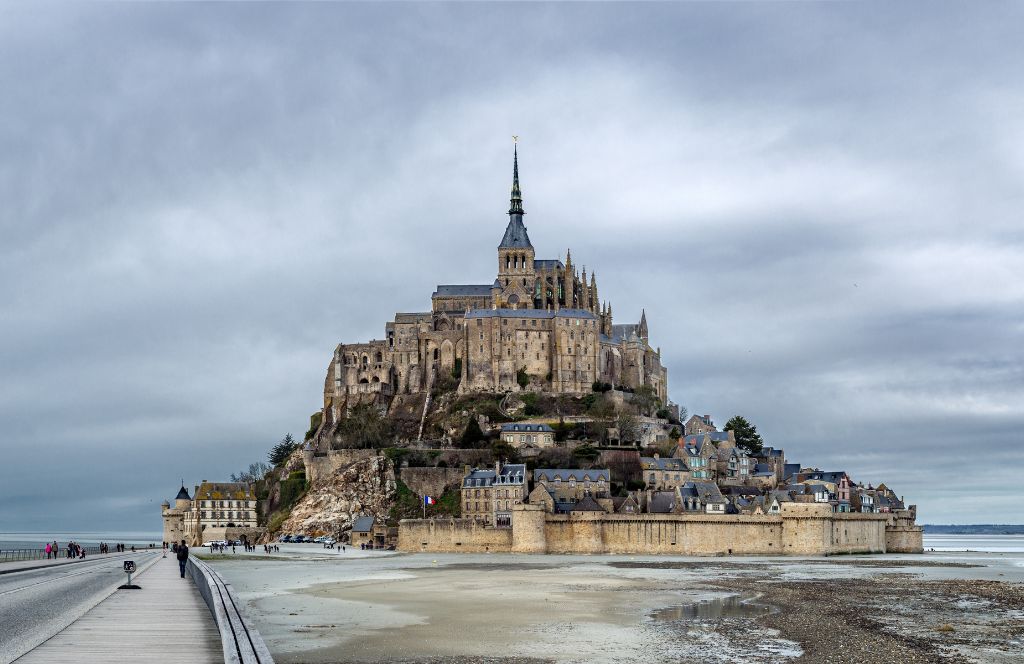 celebrate new year at the mont saint michel in france