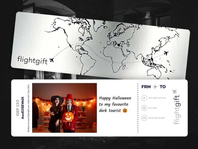 Flightgift is the best gift card for halloween