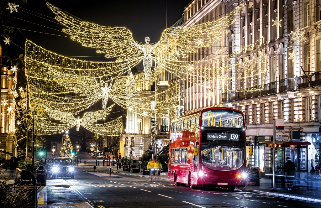 London, England best places to go for Christmas