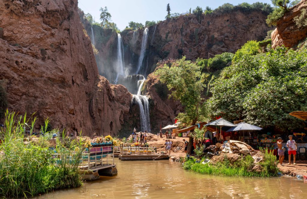 on your holidays to marrakech take a day trip to waterfalls