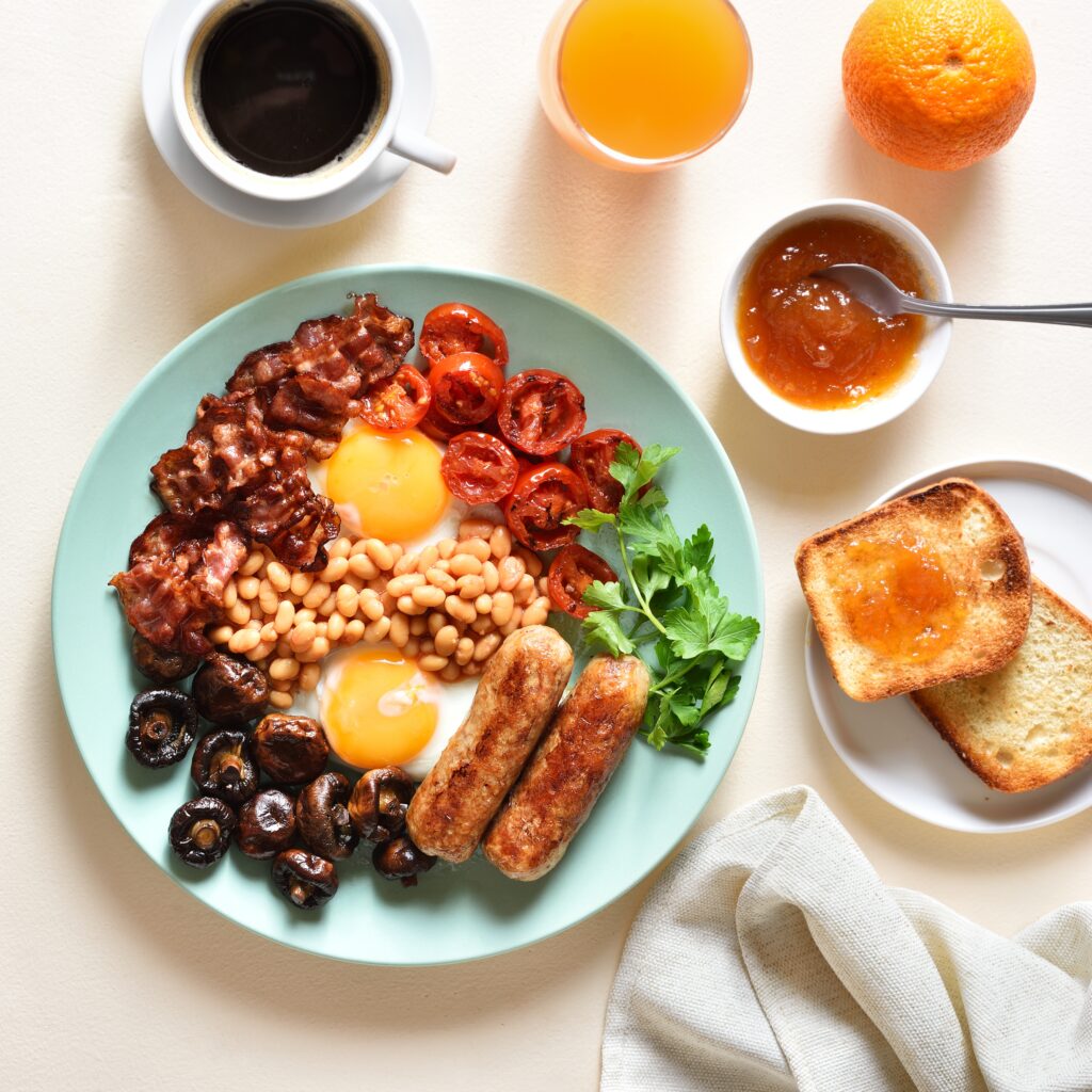 enjoy a full english breakfast during your weekend in london
