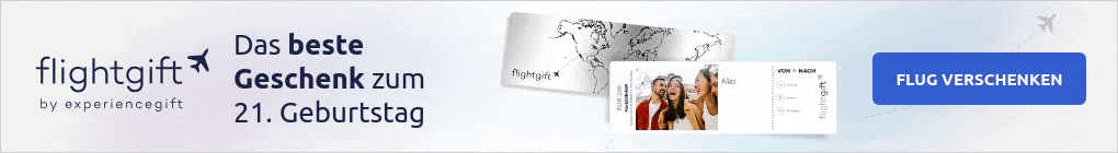 Fluggutschein von Flightgift