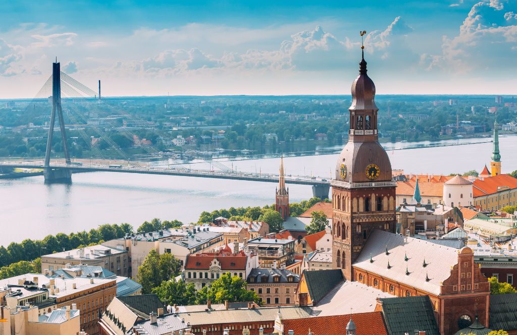 Cityscape of Riga