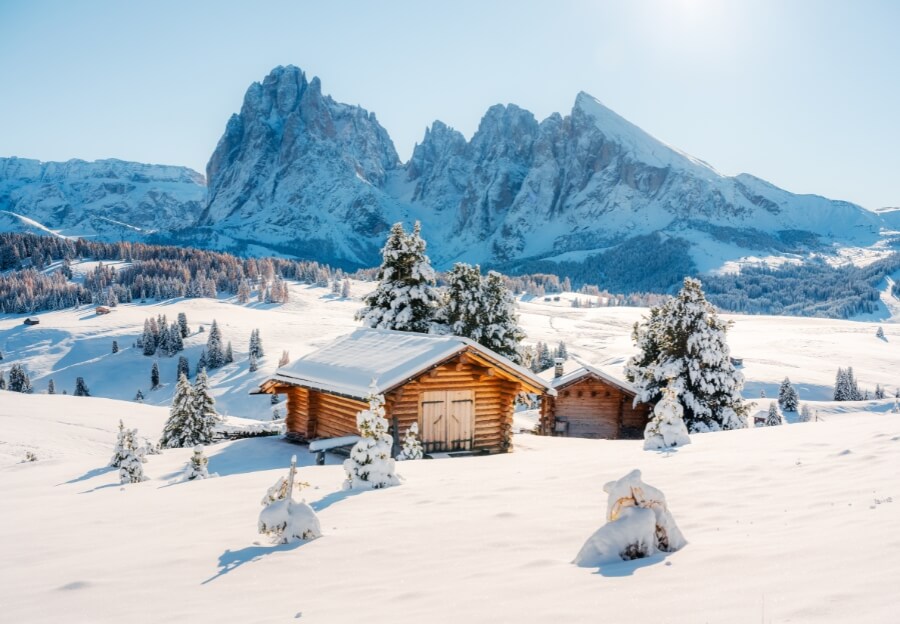 Romantischer Urlaub zu zweit in einer Hütte