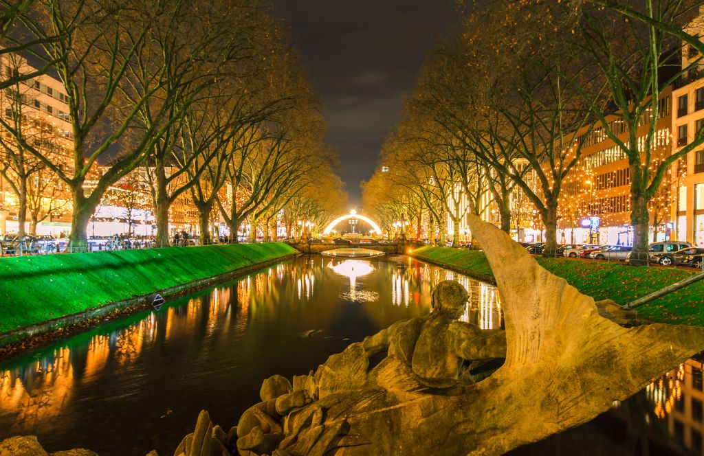 visit dusseldorf when spending christmas in germany