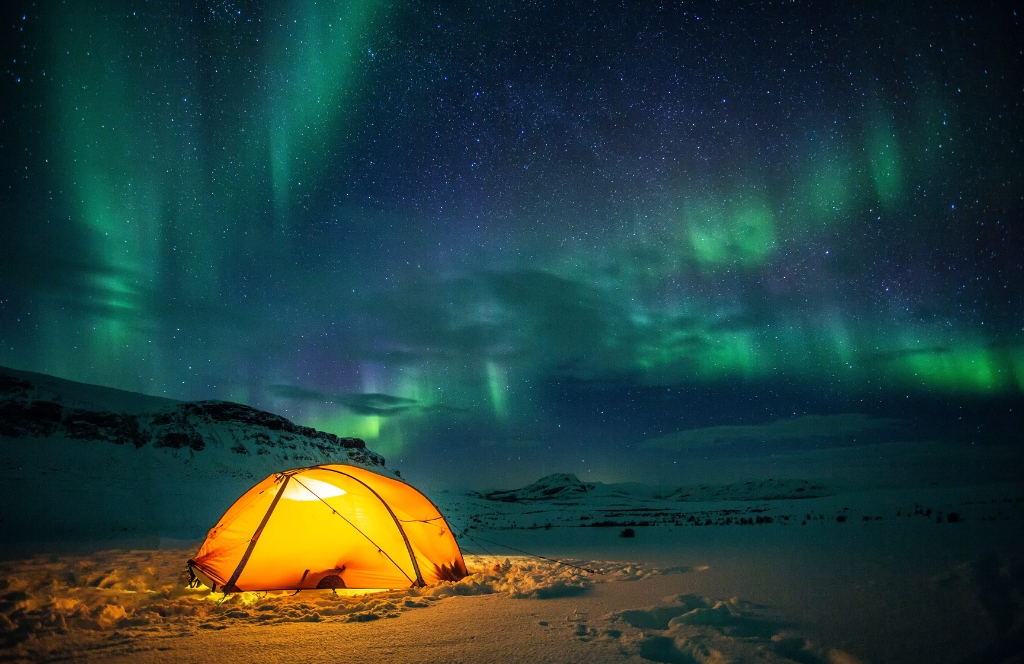 faire du camping à tromso