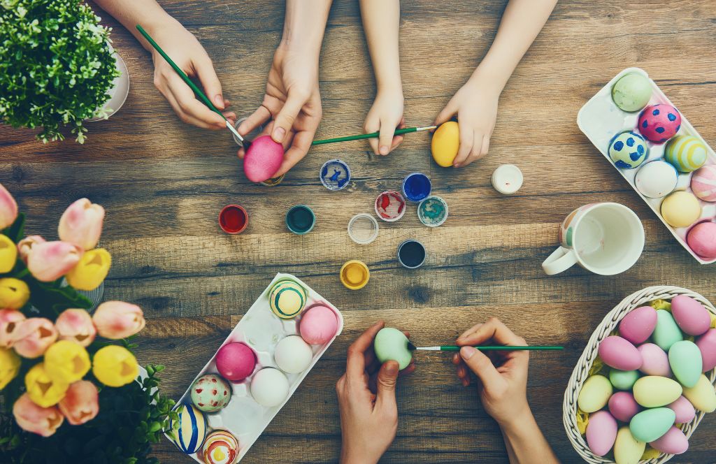 paint easter eggs this easter 2024 as easter gifts