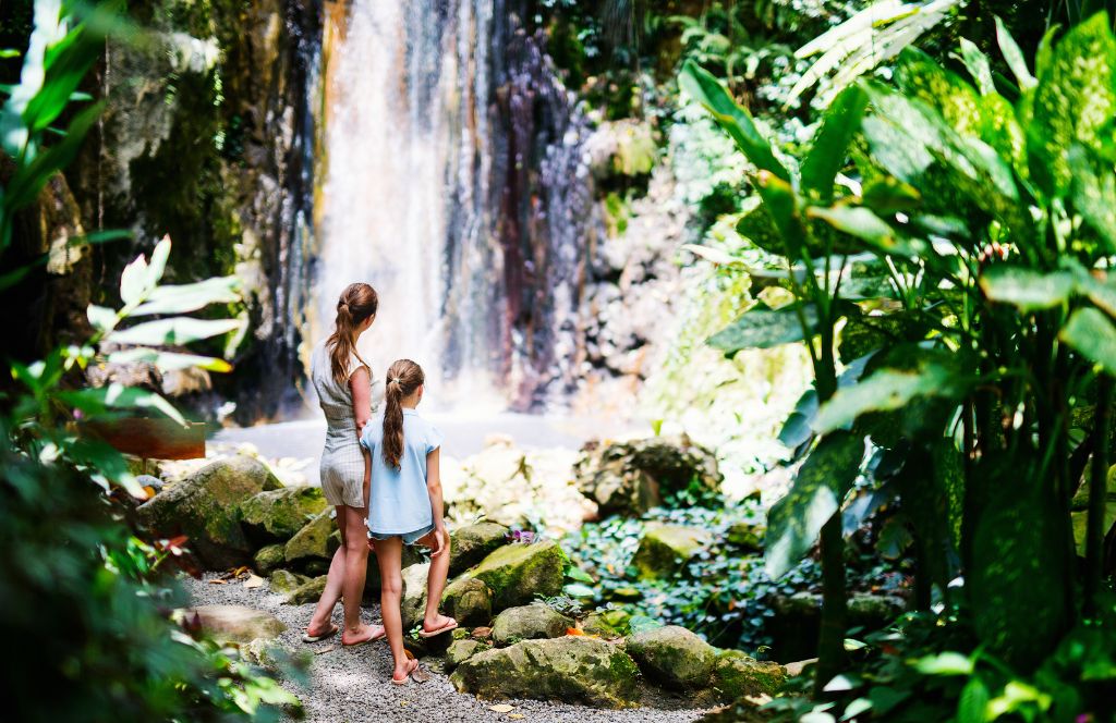 the diamond waterfall in st. lucia - one of the best winter sun holiday destinations