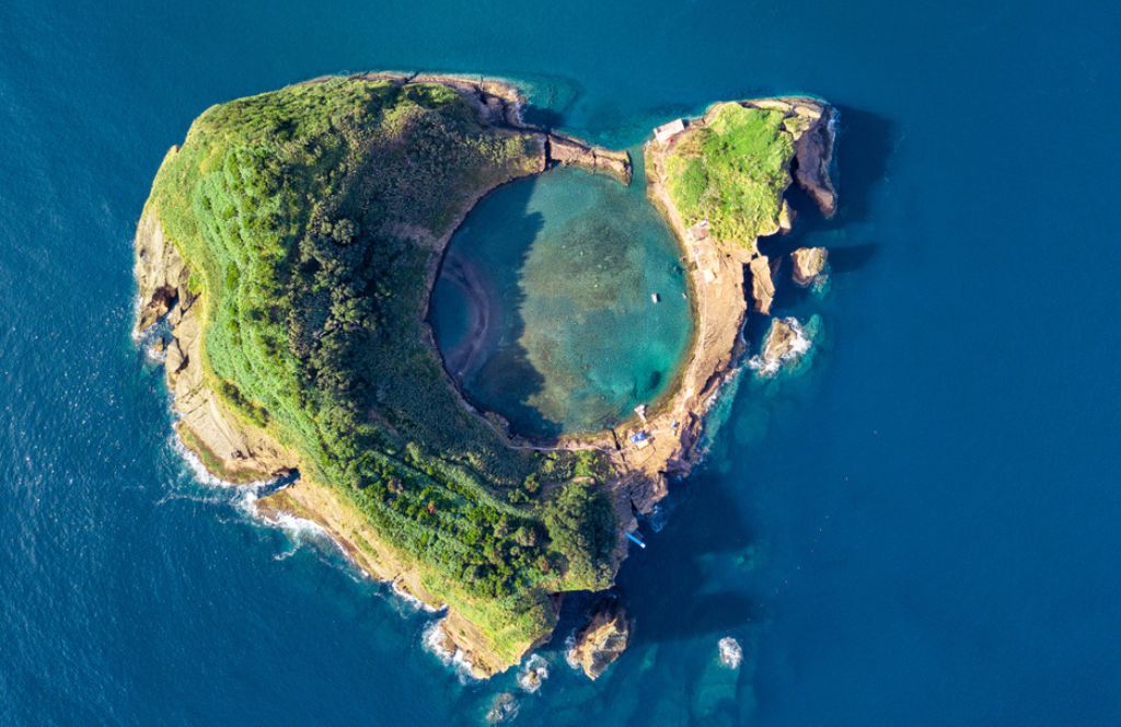 Insel in den Azoren Reiseziel Europa Sommer