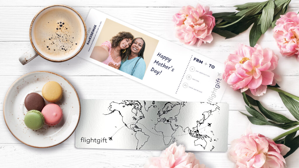 mothers day flight gift card