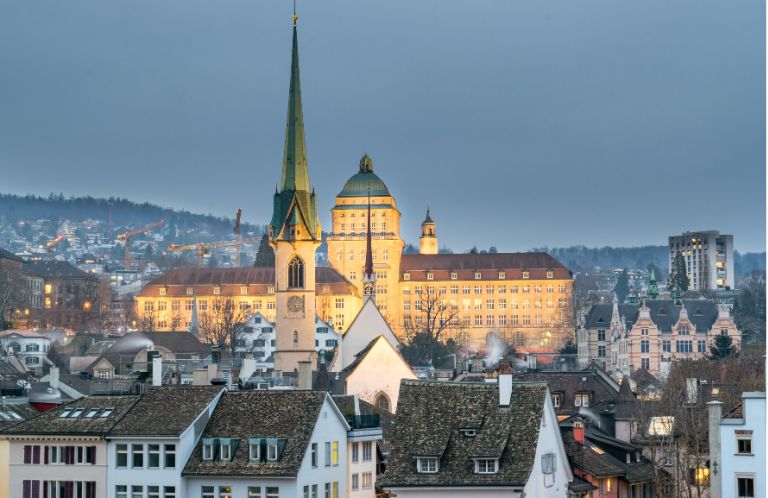 zurich is one of the best romantic holidays to europe