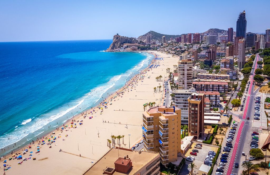 benidorm is a cheap family holiday in spain