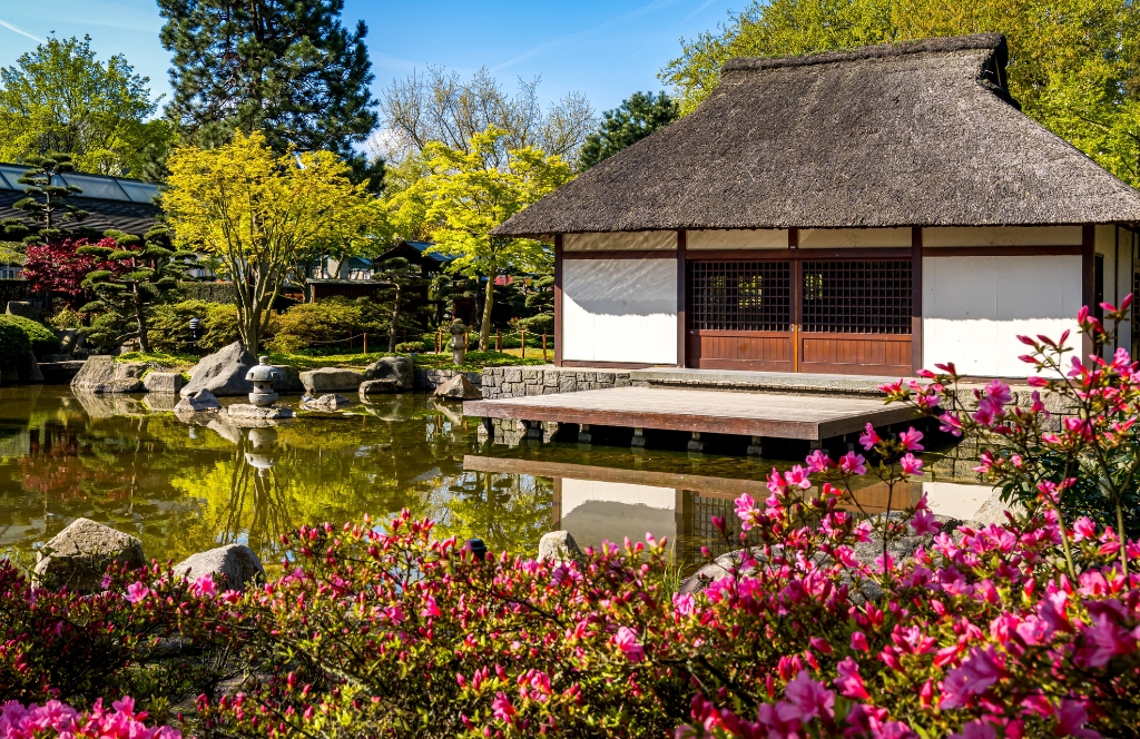 Japanese teahouse in Planten un Blomen