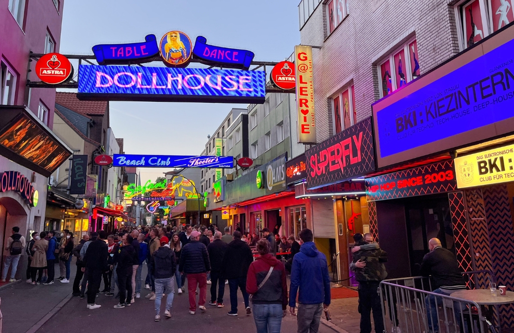 Bars auf der Reeperbahn