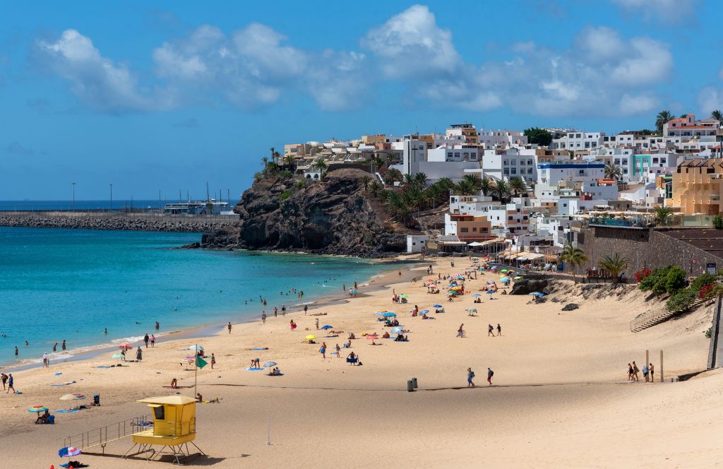 Fuerta ventura strand, een van de beste gezinsvakantie bestemmingen in spanje