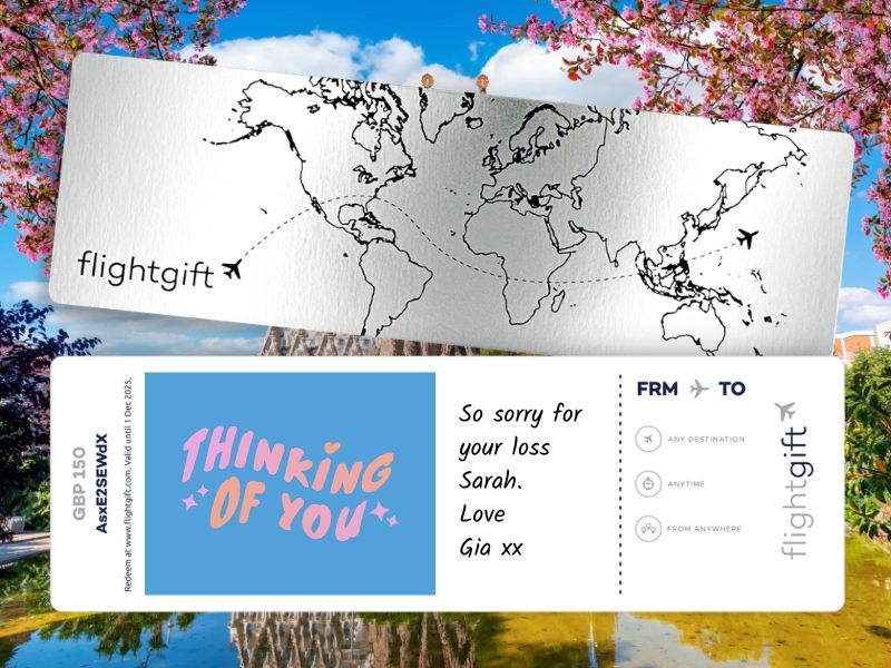 a travel voucher from flightgift is one of the best memorial gifts