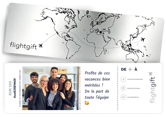 Carte cadeau cartonnée