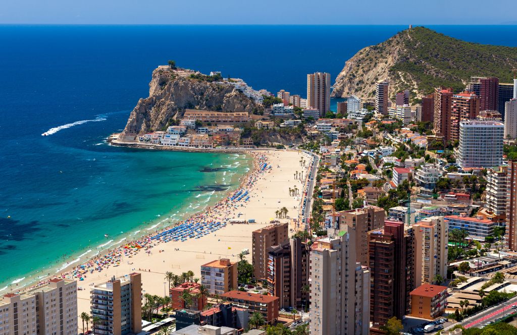benidorm in spain is one of the best 12st birthday holiday ideas
