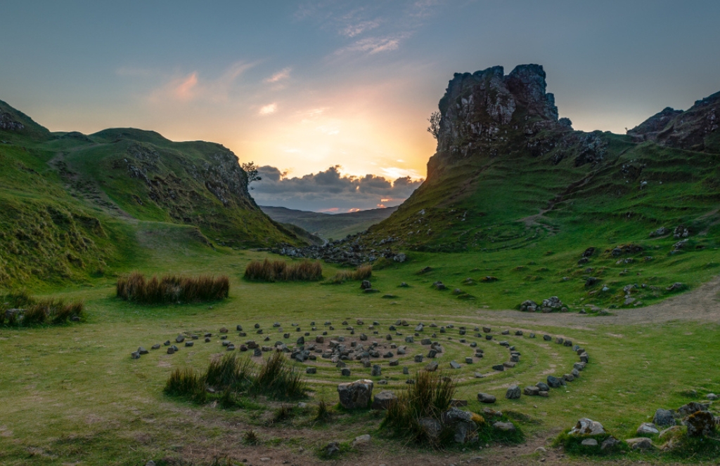 Ruines écossaises lieu où partir en octobre en Europe