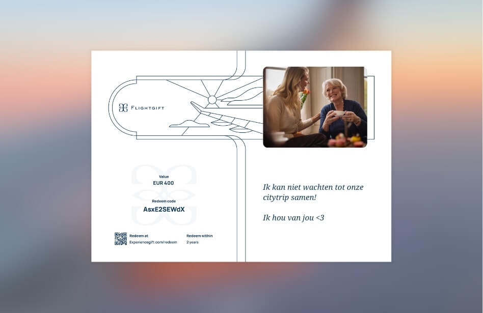 PDF Flightgift cadeaukaart Moeder-dochter